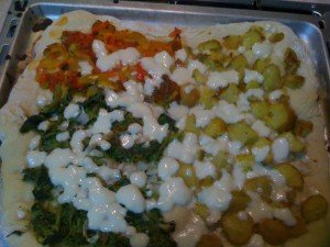 pizza peperoni patate e broccoletti