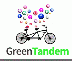 green tandem logo animato