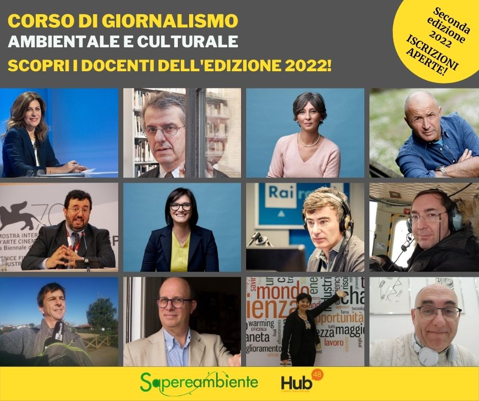corso giornalismo ambientale culturale 2022