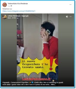 link reel instagram su facebook. Spiegazione